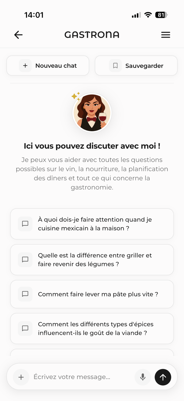 Une sommelier dans la poche. Sans la gêne.