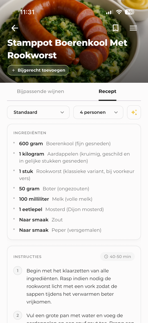 Recepten van wereldklasse