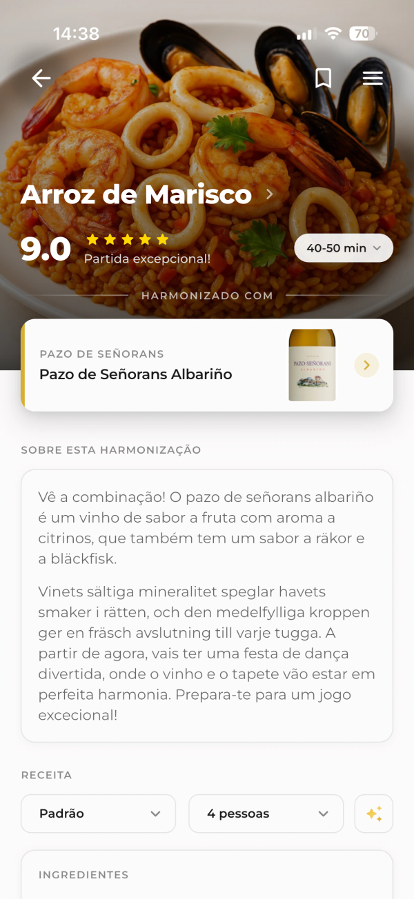 Harmonização de vinhos